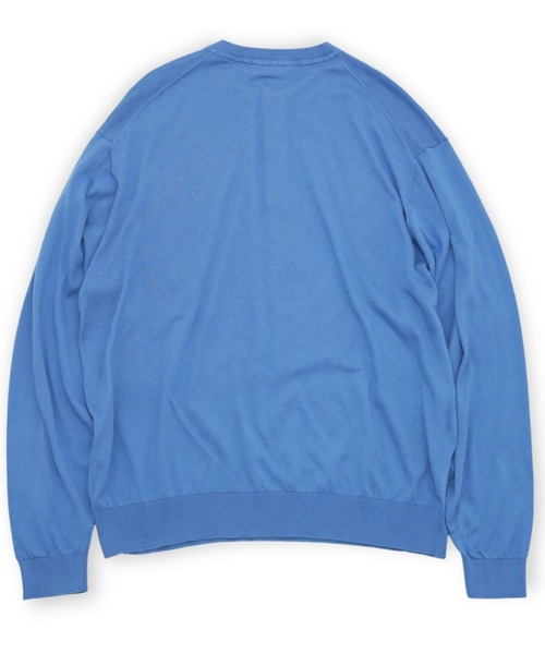 ATON（エイトン）の「【ATON】 SMOOTH SUVIN（Tシャツ/カットソー・メンズ・ブルー/ブラック・4）」の9枚目の写真