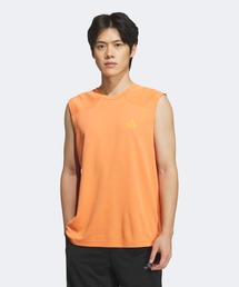 テック エッセンシャルズ クール タッチ レギュラーフィット ステルス スリーバー ノースリーブ Tシャツ / アディダス adidas
