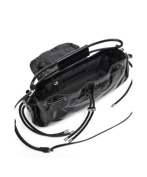 DIESEL（ディーゼル）の「ウィメンズ トップハンドルバッグ SCRUNCH-D TOP HANDLE（ハンドバッグ・レディース・ブラック・UNI）」の5枚目の写真