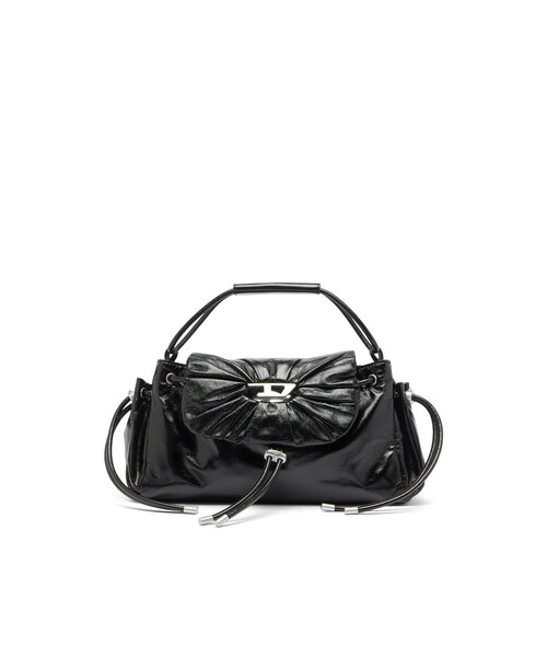 DIESEL（ディーゼル）の「ウィメンズ トップハンドルバッグ SCRUNCH-D TOP HANDLE（ハンドバッグ・レディース・ブラック・UNI）」の3枚目の写真