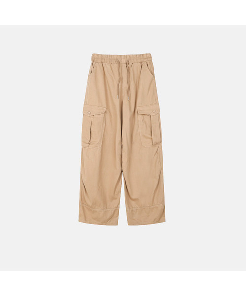 And Again(アンドアゲイン)の「Big Pocket Cargo Pants(その他パンツ・レディース・ベージュ/ブラウン/ワインレッド/ブラック・FREE)」の1枚目の写真