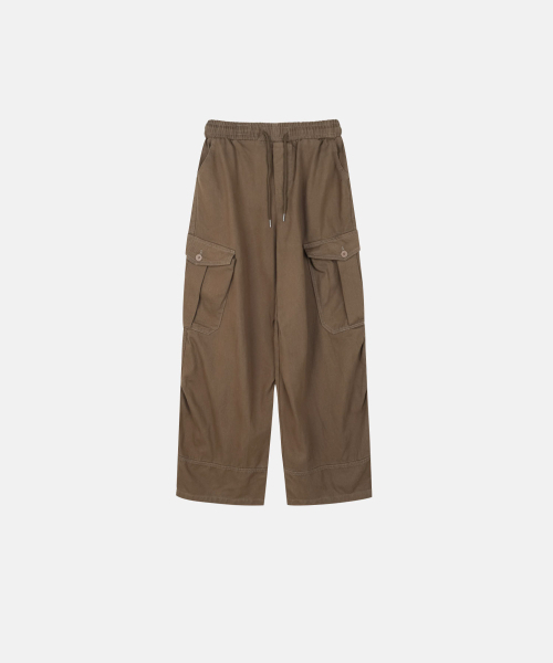 And Again(アンドアゲイン)の「Big Pocket Cargo Pants(その他パンツ・レディース・ベージュ/ブラウン/ワインレッド/ブラック・FREE)」の6枚目の写真