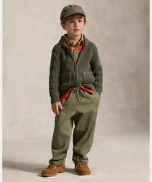 POLO RALPH LAUREN CHILDRENSWEAR | ビッグ フィット コットン ツイル パンツ(その他パンツ)