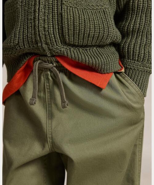 POLO RALPH LAUREN CHILDRENSWEAR(ポロ ラルフ ローレン チルドレンズウェア)の「ビッグ フィット コットン ツイル パンツ(その他パンツ・キッズ・グリーン・3/4/6/7)」の4枚目の写真