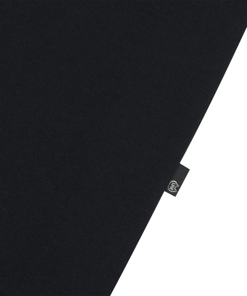 LMR(エルエムアール)の「シャニョン 足跡Tシャツ BLACK(Tシャツ/カットソー・レディース・ブラック・LARGE/SMALL/MEDIUM)」の2枚目の写真
