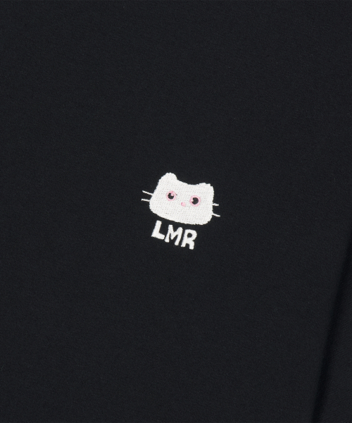 LMR(エルエムアール)の「シャニョン 足跡Tシャツ BLACK(Tシャツ/カットソー・レディース・ブラック・LARGE/SMALL/MEDIUM)」の4枚目の写真