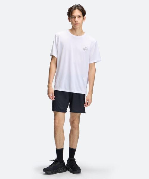 UNDER ARMOUR(アンダーアーマー)の「UAベロシティ フラッシュ キューブ ショートスリーブ Tシャツ(ランニング/メンズ)(Tシャツ/カットソー・メンズ・ホワイト・XL/L/M/S)」の3枚目の写真