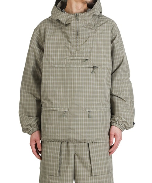 DAIWA PIER39（ダイワピア39）の「DAIWA PIER39 / ダイワ ピアサーティナイン：TECH ANORAK JACKET SUMMER PLAID：BJ-70026[PIE]（ナイロンジャケット・メンズ・グリーン系その他・S/M/L）」の7枚目の写真