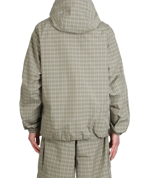 DAIWA PIER39（ダイワピア39）の「DAIWA PIER39 / ダイワ ピアサーティナイン：TECH ANORAK JACKET SUMMER PLAID：BJ-70026[PIE]（ナイロンジャケット・メンズ・グリーン系その他・S/M/L）」の9枚目の写真