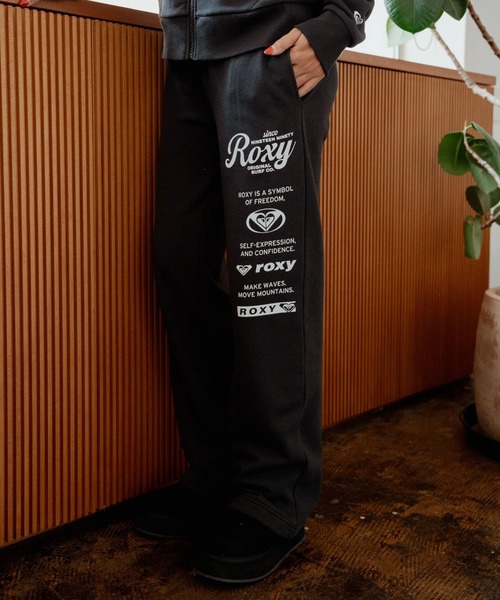 ROXY(ロキシー)の「ROXY HISTORICAL PANTS ヒストリカルロゴ スウェットパンツ 【2026年秋冬モデル】/ロキシー(スウェットパンツ・レディース・グレー/ホワイト/ブルー/ブラック・SMALL/MEDIUM/LARGE)」の1枚目の写真