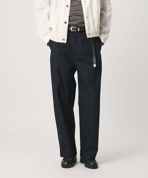 BEAUTY&YOUTH UNITED ARROWS(ビューティーアンドユースユナイテッドアローズ)の「ハイツイスト コットン カーブ パンツ NO.8(その他パンツ・メンズ・オフホワイト/ブラック・S/XL/M/L)」の2枚目の写真