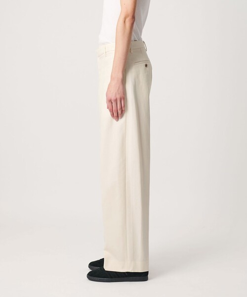 BEAUTY&YOUTH UNITED ARROWS(ビューティーアンドユースユナイテッドアローズ)の「ハイツイスト コットン カーブ パンツ NO.8(その他パンツ・メンズ・オフホワイト/ブラック・S/XL/M/L)」の9枚目の写真