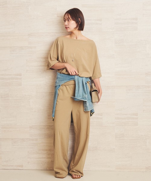 plage(プラージュ)の「twist jersey パンツ(その他パンツ・レディース・チャコールグレー/ベージュ・36/38)」の15枚目の写真