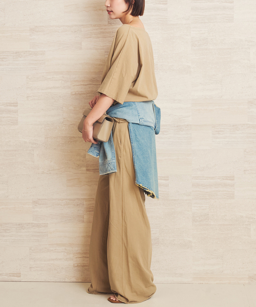 plage(プラージュ)の「twist jersey パンツ(その他パンツ・レディース・チャコールグレー/ベージュ・36/38)」の16枚目の写真