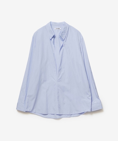 ATTACHMENT(アタッチメント)の「140/2 GIZA BROAD VARRUSE L/S SHIRT(Tシャツ/カットソー・メンズ・ホワイト/ブラック・1/2/3)」の5枚目の写真