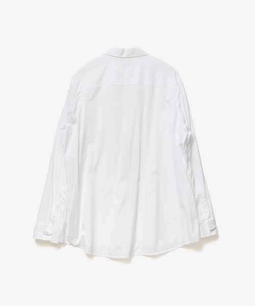ATTACHMENT(アタッチメント)の「140/2 GIZA BROAD VARRUSE L/S SHIRT(Tシャツ/カットソー・メンズ・ホワイト/ブラック・1/2/3)」の9枚目の写真