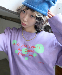 KIKOZY（キコジ）の「バブルドット ロングスリーブ_ライラック（Tシャツ/カットソー）」