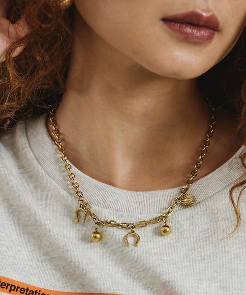 ROSE BUD(ローズバッド)の「CHARM NECKLACE(ネックレス・レディース・ゴールド/シルバー・ONE SIZE)」の2枚目の写真