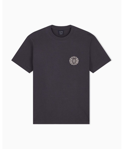 ARMANI EXCHANGE(アルマーニエクスチェンジ)の「【A|X アルマーニ エクスチェンジ】CO エンブレムロゴ レギュラーフィット 半袖クルーネックTシャツ/REGULAR(EC限定カラー含)(Tシャツ/カットソー・メンズ・チャコールグレー/インディゴブルー・X-LARGE/LARGE/SMALL/MEDIUM/XX-LARGE/X-SMALL)」の14枚目の写真