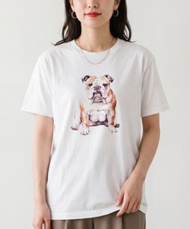 【T24】DOG PRINT TEE SS-2000HTD