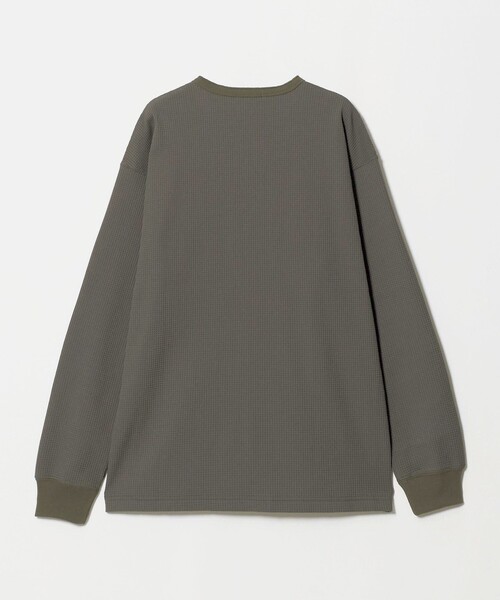 A DAY IN THE LIFE UNITED ARROWS(アデイインザライフユナイテッドアローズ)の「クリアワッフル ワイド ヘンリーネックカットソー<A DAY IN THE LIFE>(Tシャツ/カットソー・メンズ・オリーブ/パープル/ブラック・L/M)」の10枚目の写真
