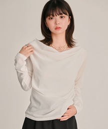 シアーベロアドレーププルオーバー