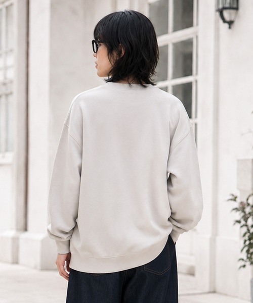 KANGOL(カンゴール)の「【web別注】KANGOL カンゴール メンズ裏起毛スウェット モックネック(スウェット・メンズ・ブラウン/ブラック/グレー・M/XL/L)」の13枚目の写真