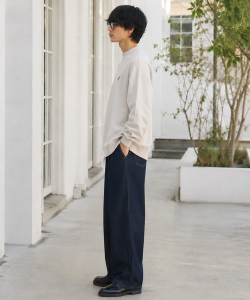 KANGOL(カンゴール)の「【web別注】KANGOL カンゴール メンズ裏起毛スウェット モックネック(スウェット・メンズ・ブラウン/ブラック/グレー・M/XL/L)」の11枚目の写真
