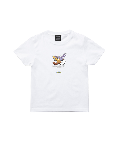 ZOZOSPOT(ゾゾスポット)の「Pokemon 30th Anniversary 1025 T-shirt 「プテラ」(Tシャツ/カットソー・レディース・ホワイト・SMALL/MEDIUM/LARGE/X-LARGE/XX-LARGE/XXX-LARGE/100cm/110cm/120cm/130cm/140cm/150cm/160cm)」の2枚目の写真