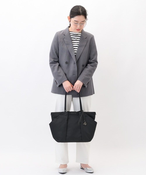 W&.Day/Night(ダブルアンド デイナイト)の「W&.Day/Night スック トートバッグ A4 11.0インチタブレット 15186(トートバッグ・レディース・ブラック・FREE)」の2枚目の写真