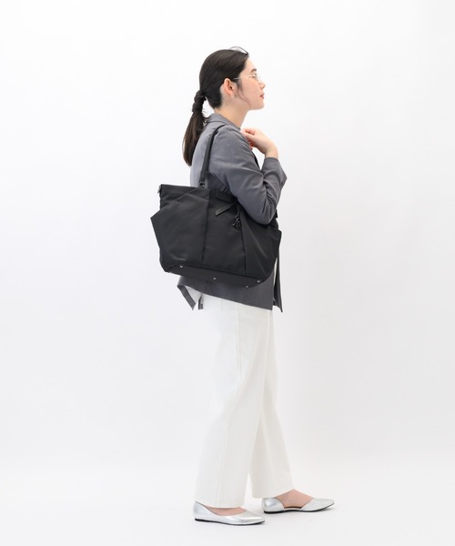 W&.Day/Night(ダブルアンド デイナイト)の「W&.Day/Night スック トートバッグ A4 11.0インチタブレット 15186(トートバッグ・レディース・ブラック・FREE)」の3枚目の写真