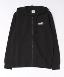 PUMA ｳｪｱ プーマウェア M ESS NO.1 LOGO FULLZIP HOODIE Sweat Jackets 687523 01BK