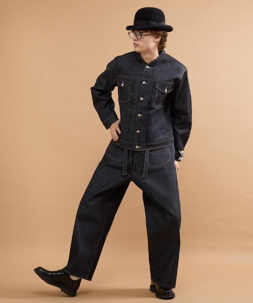 40ct&525(フォーティーカラッツアンドゴーニーゴ)の「【525DENIM】14ozデニム ノーカラーGジャン(ブルゾン・メンズ・ネイビー/ブルー系その他・02/03/04)」の14枚目の写真