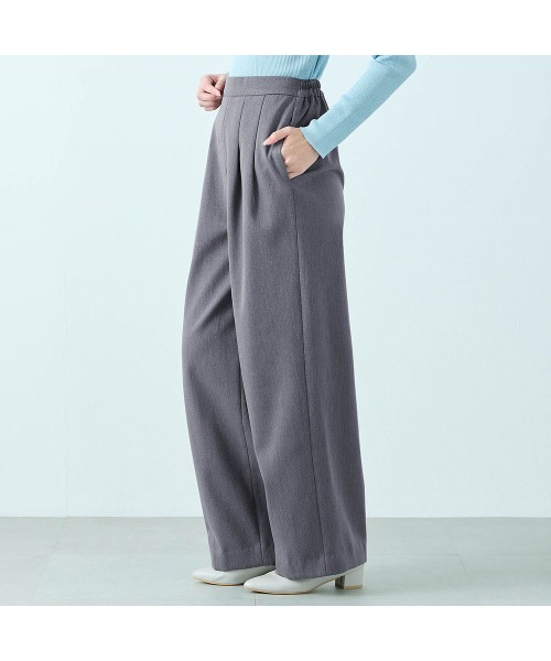 StyleNote(スタイルノート)の「あったかなめらか裏シャギーパンツ(その他パンツ・レディース・ブラック/杢グレー・L1/M3/M2/M1/S2/S1/L2)」の12枚目の写真