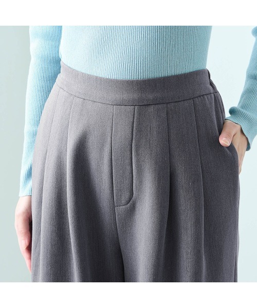 StyleNote(スタイルノート)の「あったかなめらか裏シャギーパンツ(その他パンツ・レディース・ブラック/杢グレー・L1/M3/M2/M1/S2/S1/L2)」の14枚目の写真