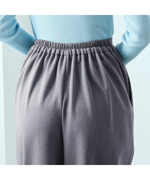 StyleNote(スタイルノート)の「あったかなめらか裏シャギーパンツ(その他パンツ・レディース・ブラック/杢グレー・L1/M3/M2/M1/S2/S1/L2)」の15枚目の写真