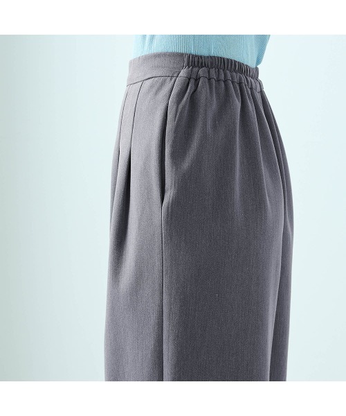 StyleNote(スタイルノート)の「あったかなめらか裏シャギーパンツ(その他パンツ・レディース・ブラック/杢グレー・L1/M3/M2/M1/S2/S1/L2)」の4枚目の写真