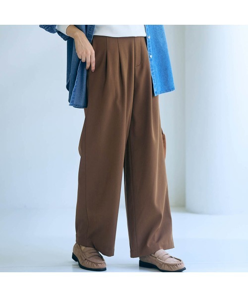 StyleNote(スタイルノート)の「あったかなめらか裏シャギーパンツ(その他パンツ・レディース・ブラック/杢グレー・L1/M3/M2/M1/S2/S1/L2)」の10枚目の写真