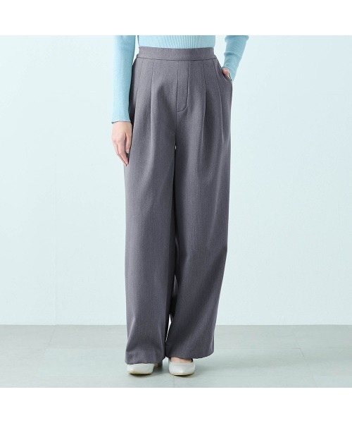 StyleNote(スタイルノート)の「あったかなめらか裏シャギーパンツ(その他パンツ・レディース・ブラック/杢グレー・L1/M3/M2/M1/S2/S1/L2)」の11枚目の写真