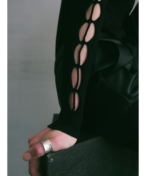 ILANIS(イラニス)の「Halo Knit Bodysuit(ニット/セーター・レディース・グレー/ホワイト/ブラック・FREE)」の7枚目の写真