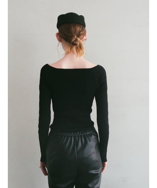 ILANIS(イラニス)の「Halo Knit Bodysuit(ニット/セーター・レディース・グレー/ホワイト/ブラック・FREE)」の11枚目の写真