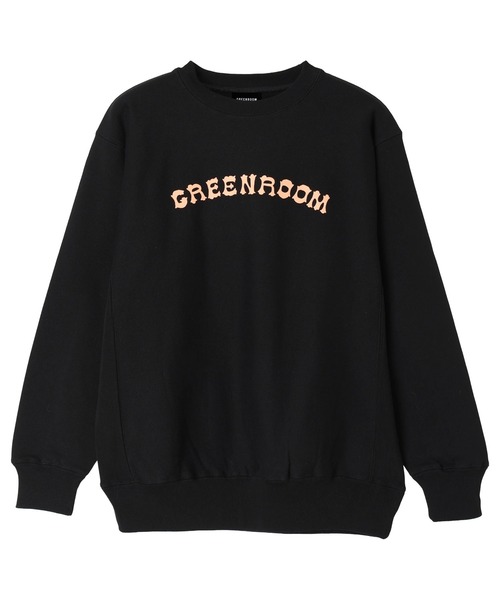GREENROOM(グリーンルーム)の「【GREENROOM / グリーンルーム】UHUHUALOHA CREW SWEAT(スウェット・メンズ・ベージュ/ブラック・MEDIUM/LARGE/X-LARGE)」の1枚目の写真