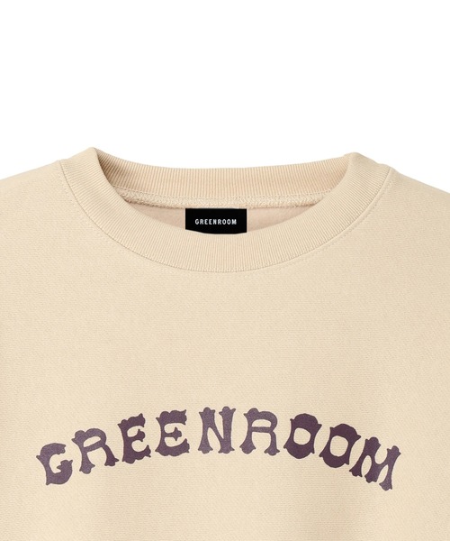 GREENROOM(グリーンルーム)の「【GREENROOM / グリーンルーム】UHUHUALOHA CREW SWEAT(スウェット・メンズ・ベージュ/ブラック・MEDIUM/LARGE/X-LARGE)」の4枚目の写真