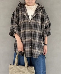 Samansa Mos2（サマンサ モスモス）の「フードシャツチュニック（チュニック）」