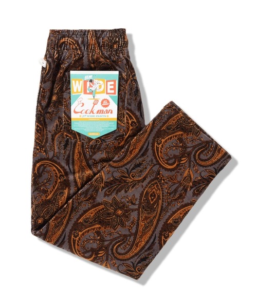 COOKMAN(クックマン)の「Cookman クックマン シェフパンツ Chef Pants Semiwide Corduroy Paisley Brown(その他パンツ・メンズ・ブラウン・MEDIUM/LARGE)」の7枚目の写真