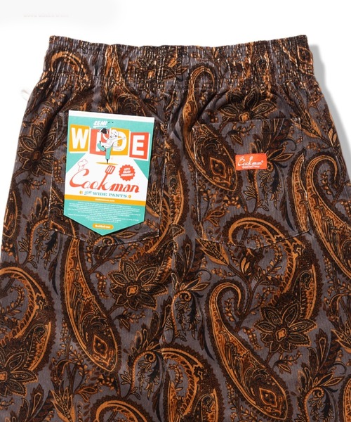 COOKMAN(クックマン)の「Cookman クックマン シェフパンツ Chef Pants Semiwide Corduroy Paisley Brown(その他パンツ・メンズ・ブラウン・MEDIUM/LARGE)」の9枚目の写真