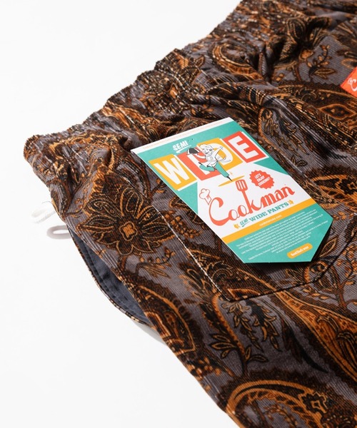 COOKMAN(クックマン)の「Cookman クックマン シェフパンツ Chef Pants Semiwide Corduroy Paisley Brown(その他パンツ・メンズ・ブラウン・MEDIUM/LARGE)」の11枚目の写真