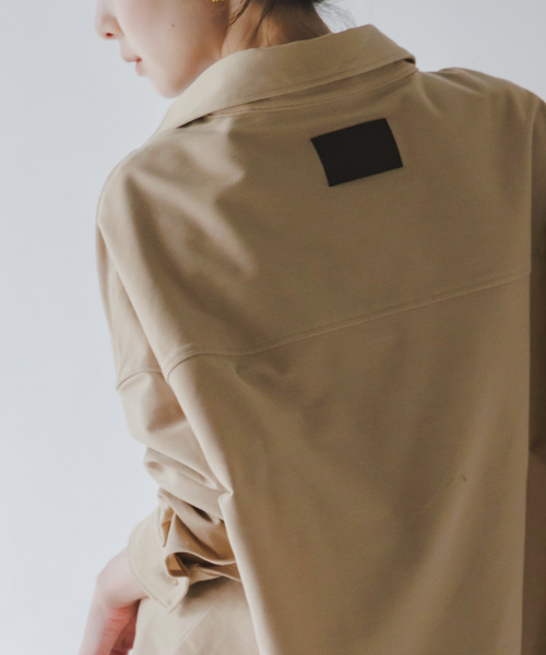 COGTHEBIGSMOKE(コグザビッグスモーク)の「COG THE BIGSMOKE/コグザビッグスモーク OAKLIE SHIRTS(シャツ/ブラウス・レディース・ベージュ・FREE)」の3枚目の写真