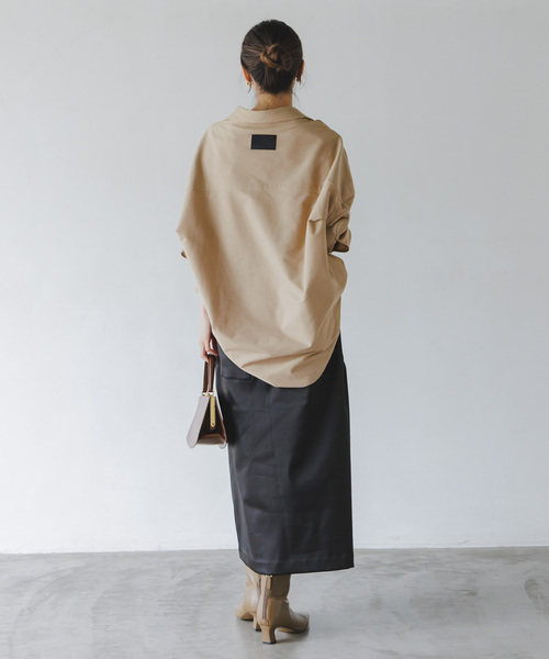 COGTHEBIGSMOKE(コグザビッグスモーク)の「COG THE BIGSMOKE/コグザビッグスモーク OAKLIE SHIRTS(シャツ/ブラウス・レディース・ベージュ・FREE)」の6枚目の写真