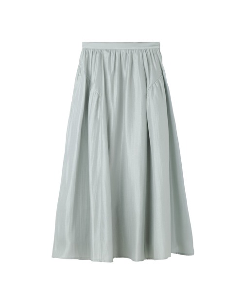 Her lip to(ハーリップトゥー)の「Luminous Organza Gathered Skirt(スカート・レディース・ホワイト系/ミント・M/S)」の2枚目の写真
